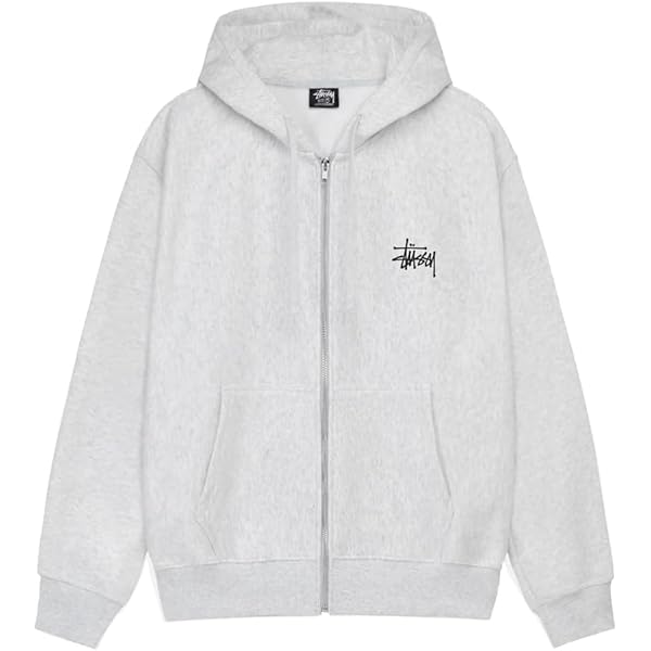 Amazon.co.jp: [ステューシー] ベーシックロゴプリント BASIC ZIP HOOD